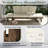 Outdoor Adjustable Patio Wooden Daybed Sofa Chaise Lounge ｜Brown Finish+Beige Cushion｜｜ Cushions For Small Placespremium Acacia Frame｜High Quality Fabric-1747742212