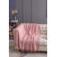Jeté 50x60 "en coton rose avec pampilles-132945416