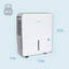 Keystone ENERGY STAR 50-pint Portable Dehumidifier with Built-In Pump in White