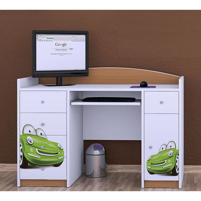 Thanos 125cm Computer Desk, Light Brown