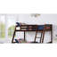 Finition du lit superposé transitionnel sur une structure en bois massif, angle réversible, tiroirs sous le lit, conception à lattes, rails supérieurs, insert et verrou, système d'assemblage simple simple sur double avec effort - moins-906250037-906250034