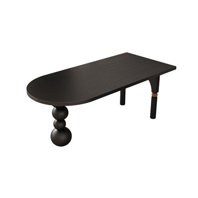 Medieval style unique solid wood dining table