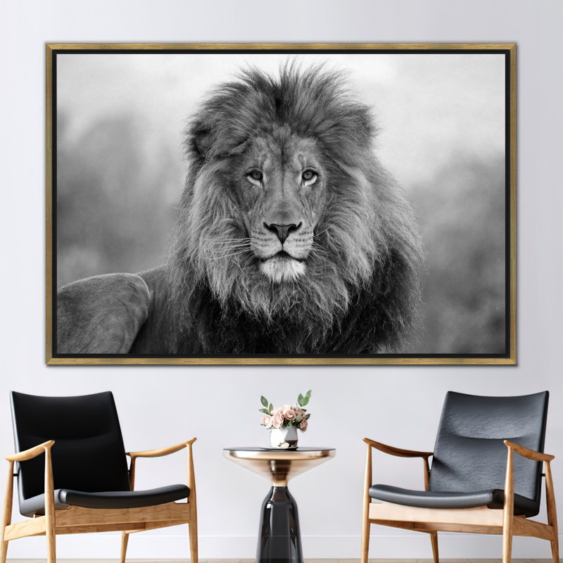 Print on Canvas, 70 cm H x 100 cm W, Gold Floater Framed
