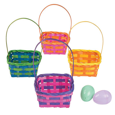 The Holiday Aisle® Bamboo Decorative Basket