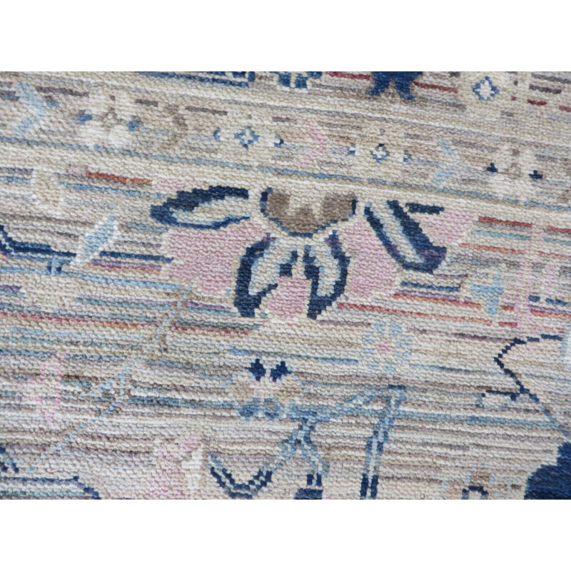 Tapis brun doux unique de 8 pi 9 po x 11 pi 7 po
