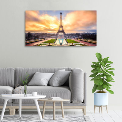 Eiffel Tower Paris - Wrapped Canvas Print