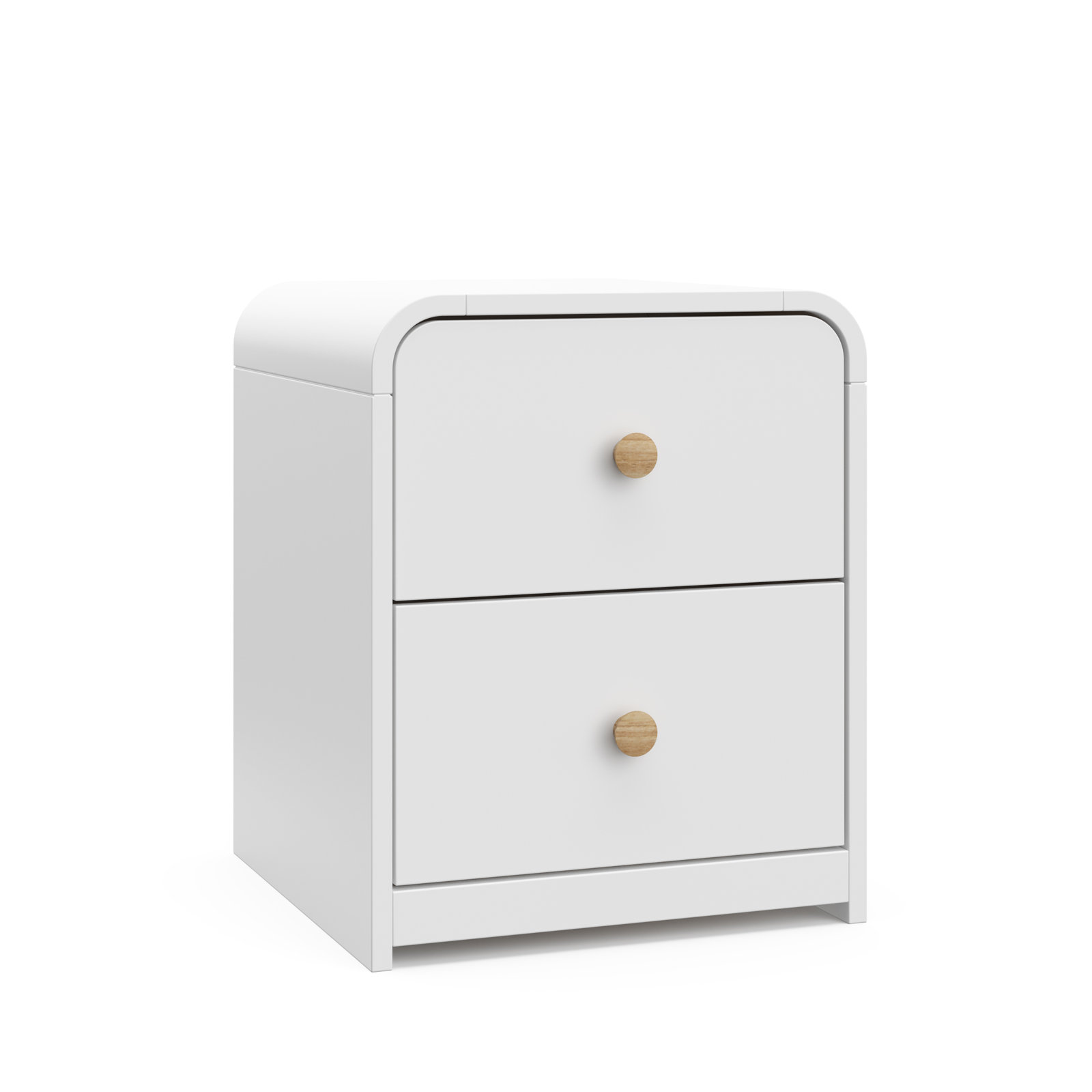 Santos Twin-Over-Twin Bunk Bed, 6 Drawer Dresser, And Nightstand 3-Piece Collection Set - Midnight Blue, White