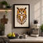 Owl Geometric - Wrapped Canvas-1170829611-1170829606