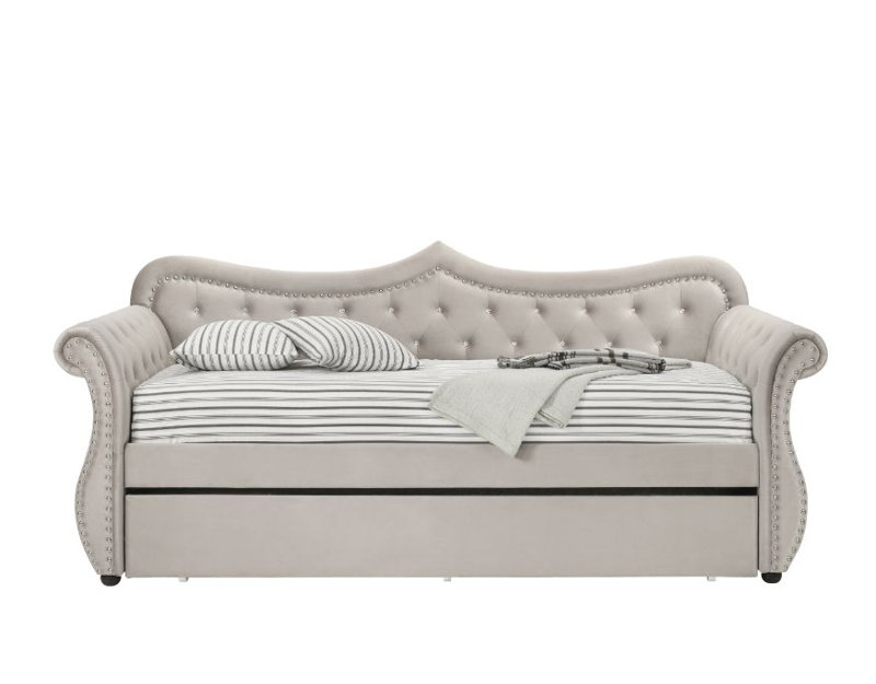 Montravious Daybed W/Trundle (Twin), Beige