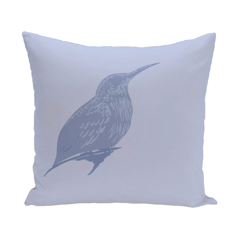 Housse et insert de coussin carré extérieur Colibri, Bleuet des champs, H 18 po x l 18 po