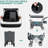 Push & Pull Utility Folding Wagon With Removable Canopy