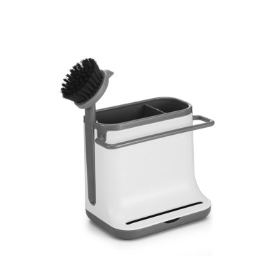 Regent Sink Organiser with Brush - Wh/Gy