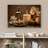 Spa Candle White Amaryllis Flower Nature Wilderness - Wrapped Canvas Photograph-90816579