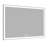 58.61X39.39 Inch Led Bathroom Mirror, Waterproof, Aluminum Frame, 3 Color Versions, Smart Touch Installation Option Feature Functionality System Alternatives, Control Function-1621051839