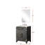 Meuble-lavabo en chêne noir 24 po De salle de bain-1049920217
