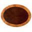 Jeanette Nouveau Oval Side Table