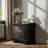 22" X 16" X 22.7" Classic Wooden Nightstand-Black-92936560