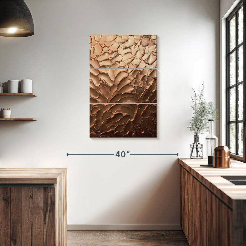 Avery Metallic Copper, 38" H x 24" W