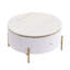 Table basse moderne avec 2 grands tiroirs de rangement Modern (31,5 po)