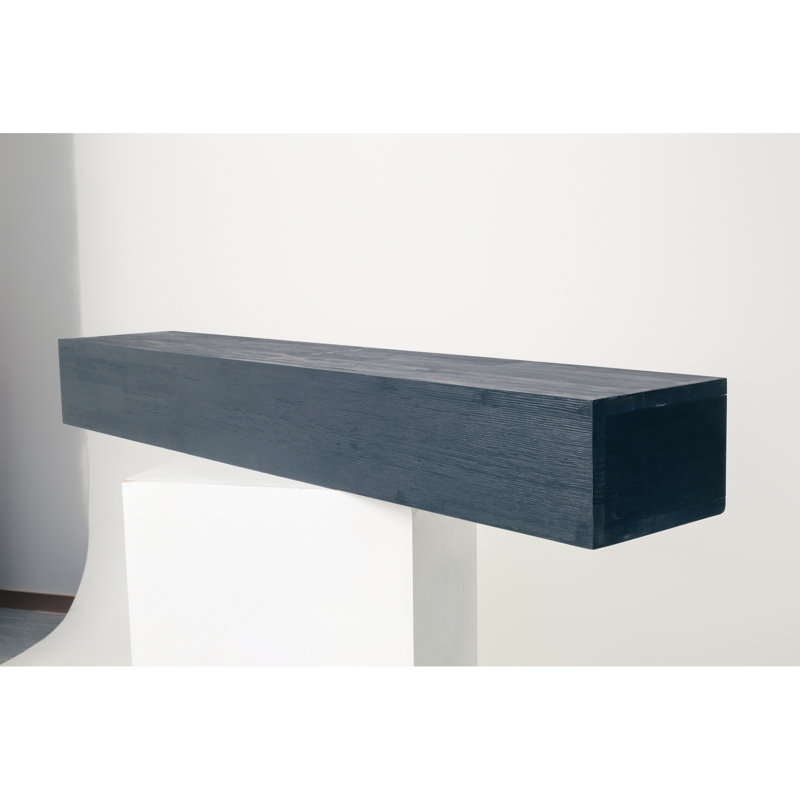 Tablette flottante rustique en bois de 60 pouces pour la décoration intérieure, utilisant du bois massif, support de suspension invisible, épaisseur de 9 po, charge statique de 50 lb, et design tendance de 60 po, moderne