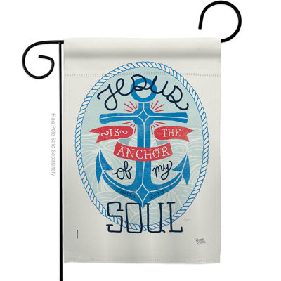 Double Sided 18.5'' H x 13'' W Polyester Garden Flag