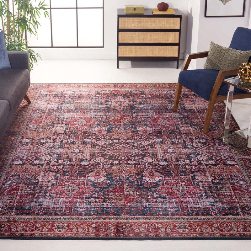 Pashen Performance Machine Washable Oriental Rug, Rectangle 8' x 10'