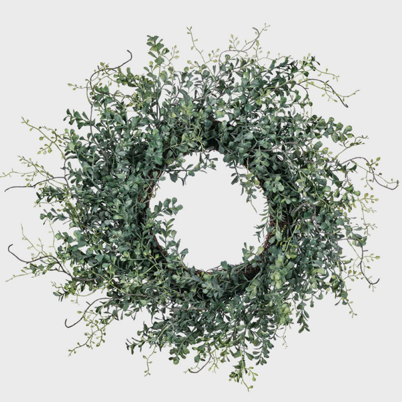 Couronne de buis artificielle 24 po