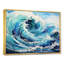 Blue Wave Ocean Storm - art mural océan-97043935-97043941