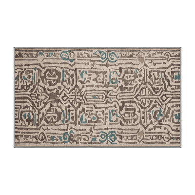 Tapis gris lavable à la machine