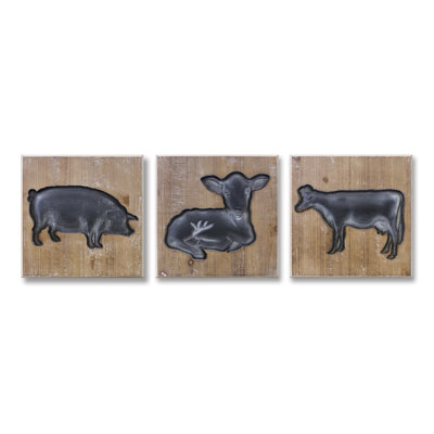 Plaque de ferme (ensemble de 3)