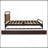 Wooden Storage Platform Bed, With 2 Big Drawers, T-XL Size Trundle-1393018196