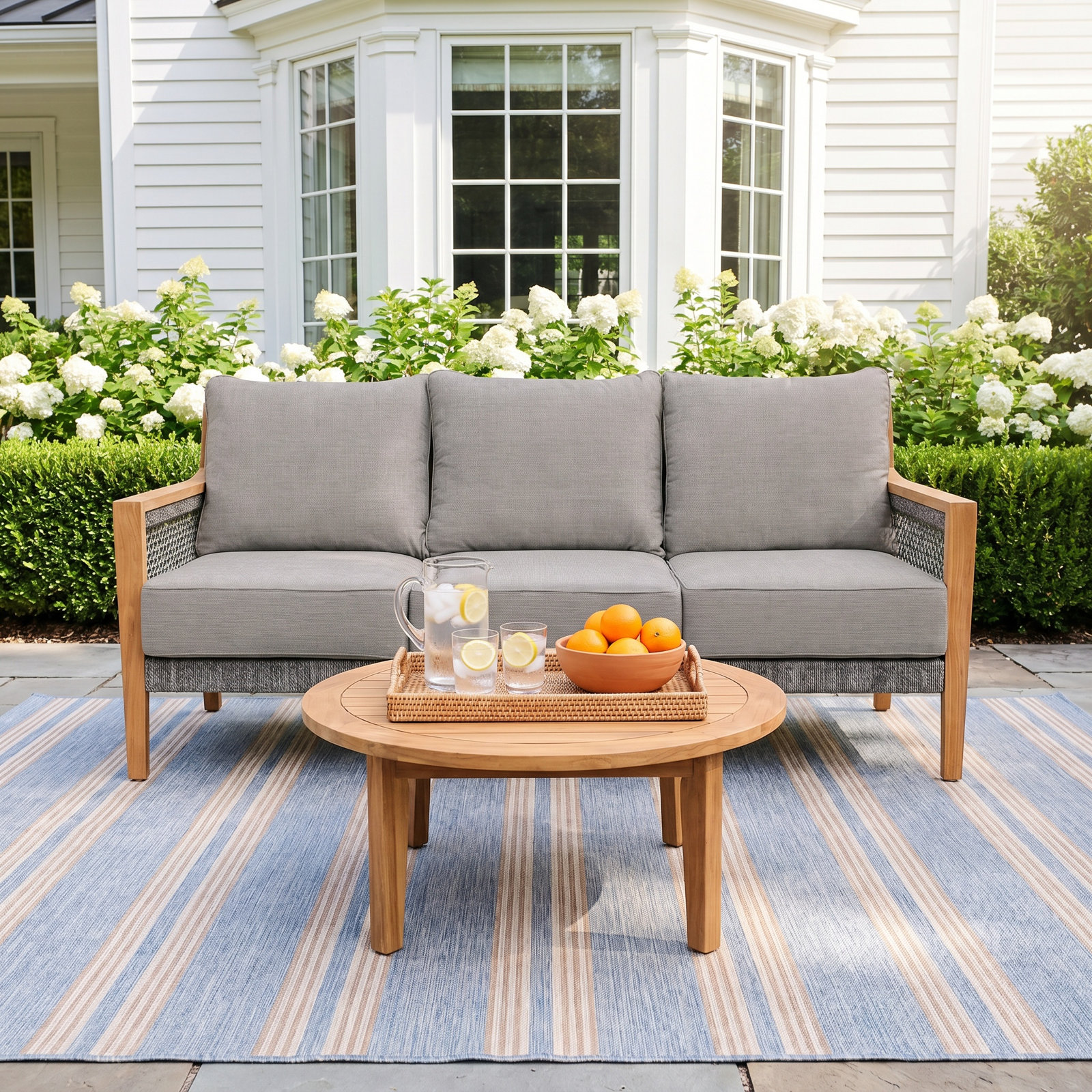 Chauncie 5-Person Patio Seating Group, Beige