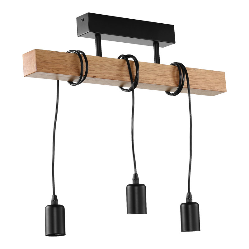 Boaz Semi Flush Mount, Black