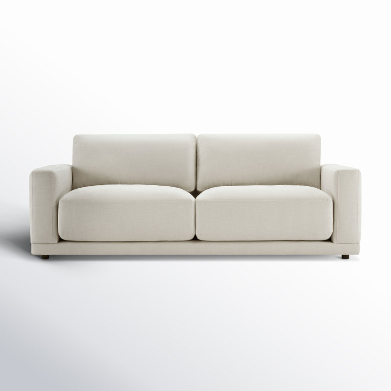 Blakes Upholstered 91'' Sofa, Effie Linen Performance Linen