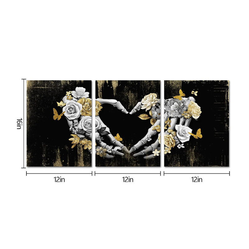 3 Piece Wrapped Canvas Print