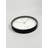 Stylish Decorative Wall Clock, Black & Silver, 11.8 inches Diameter | 100% Plastic, Real Glass Cover, Thickness: 1.8 inches | Perfect for Home, Office & Living Spaces, Elegant Design & Accurate Timekeeping-105527686