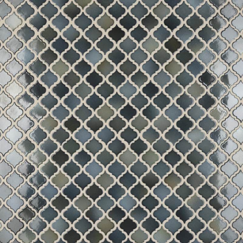Hudson Tangier Atlantis 12-3/8" x 12-3/8" Porcelain Mosaic Tile