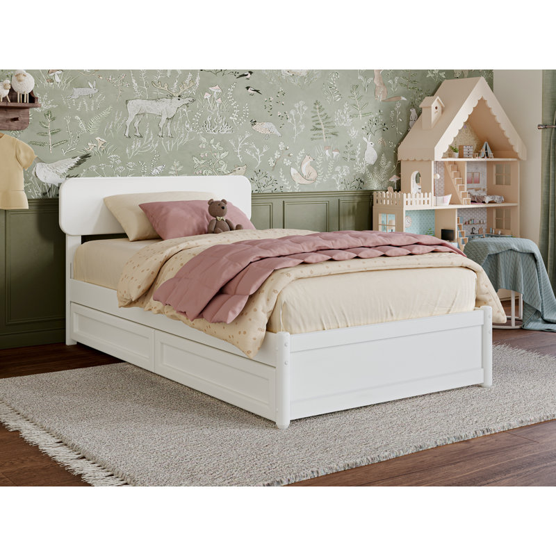 Lark Manor Ause Solid Wood Platform Storage Bed & Reviews | Wayfair