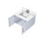 Meuble-lavabo blanc lustré 30 po X P 22 po D, dessus en quartz blanc et ensemble de robinet
