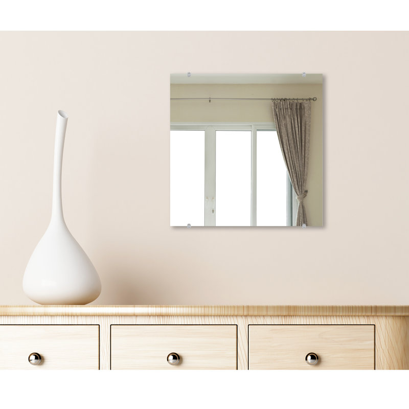 Zarrea Flat Wall Mirror, 24" x 24"