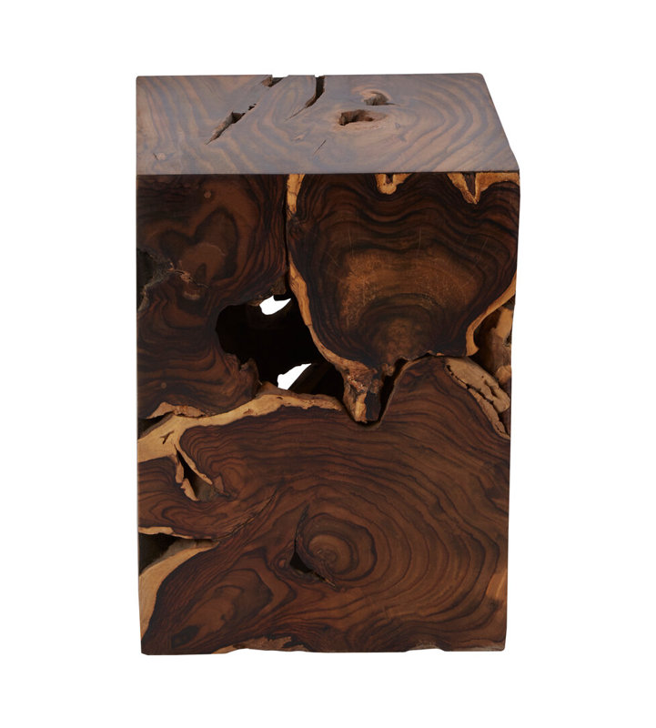 Solid Wood End Table