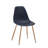 Zaki 16.73 " H Plastic Side Chair-114112518