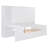 Full Size Wooden Daybed With Three Drawers, And All-In-One Cabinet, Desk And Shelves, White-1675635348-1675635349