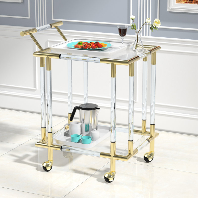Chariot-bar en acier inoxydable