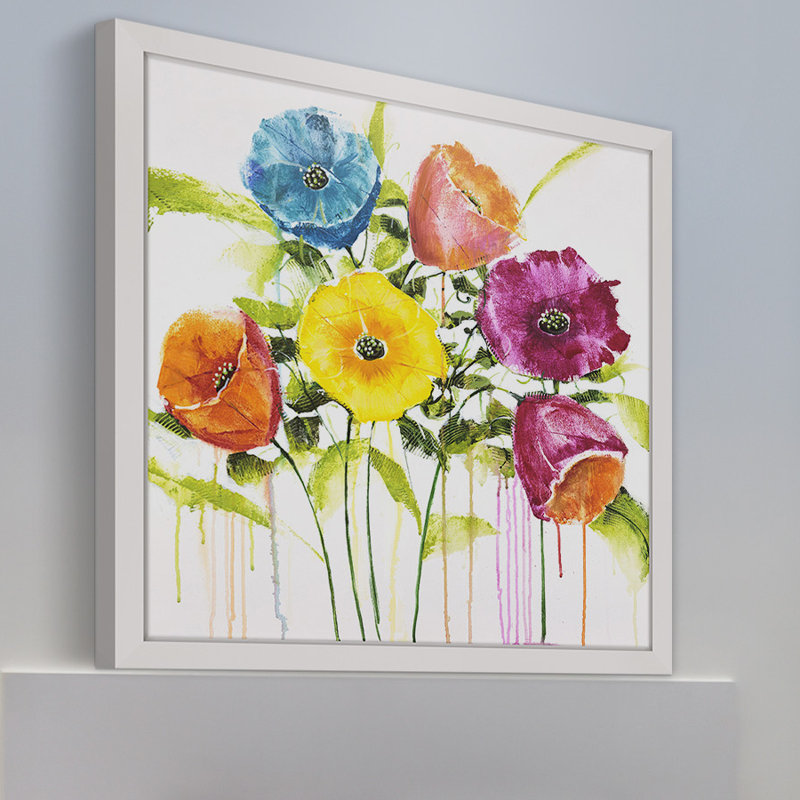Julie Joy - Single Picture Frame Painting, 51cm H x 51cm W x 3.81cm D