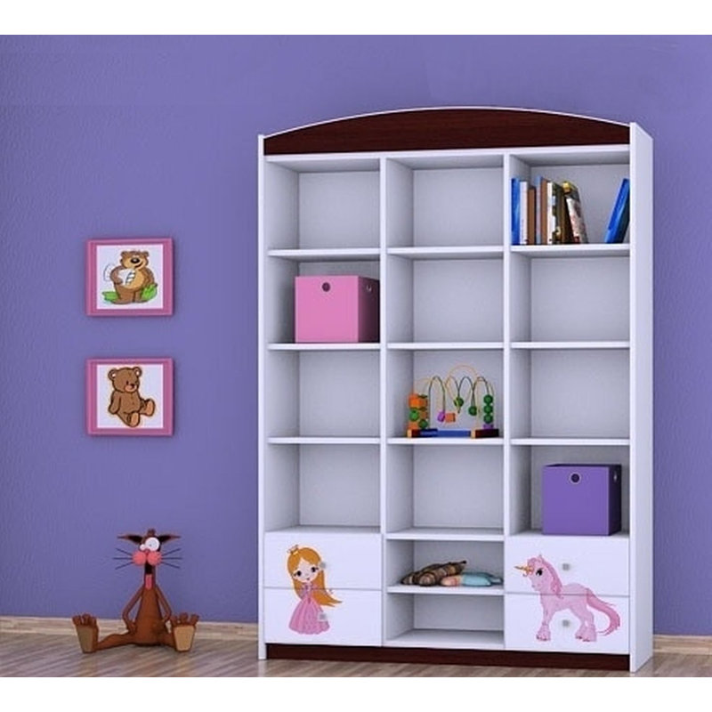 Kayla 183cm H X 132cm W Kids Cube, Wenge