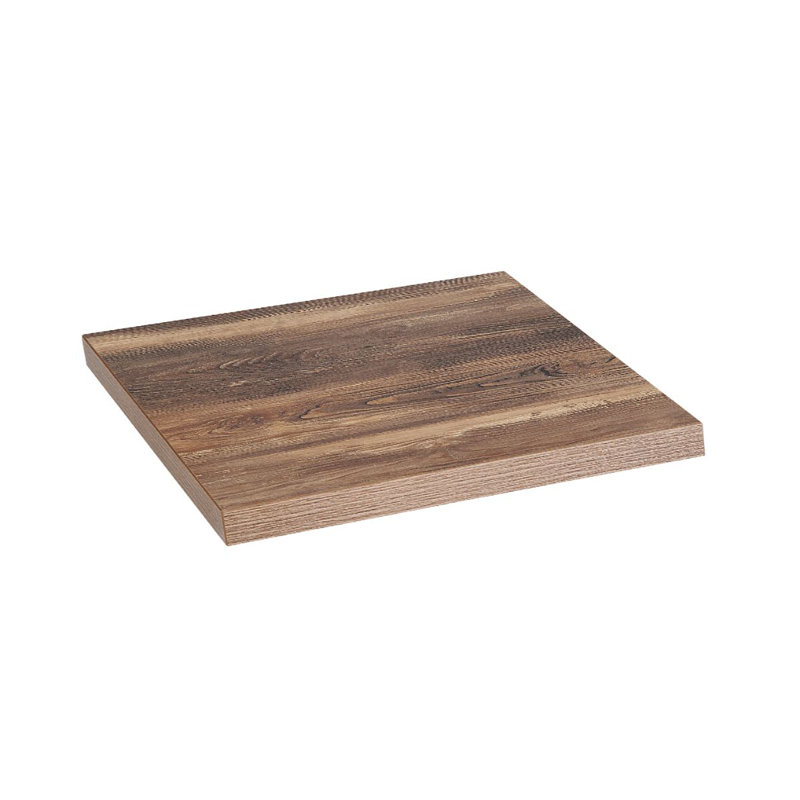 Plateau de table 30 po x 60 po en mélamine grain de bois, Noyer, l 30 po x L 60 po