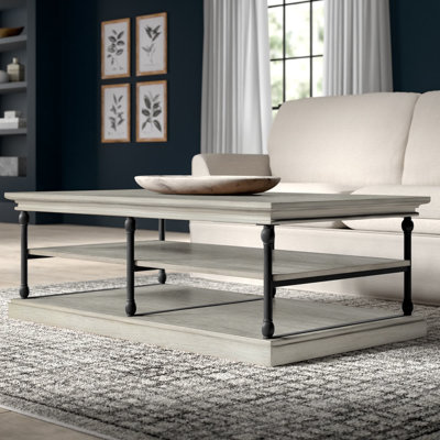Table basse avec rangement et tablette Kyler