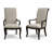 Dows 9-Piece Rectangular Dining Set— Double Pedestal Table · 6 Side Chairs · 2 Armchairs