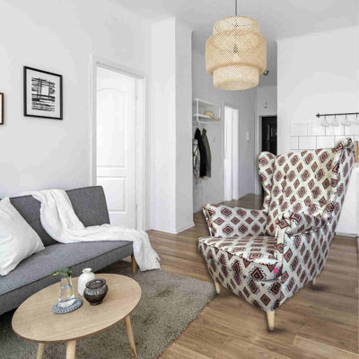 Hayner Velvet Wingback Chair